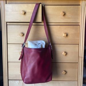 Coach Updated “Classic”Red Bucket Bag